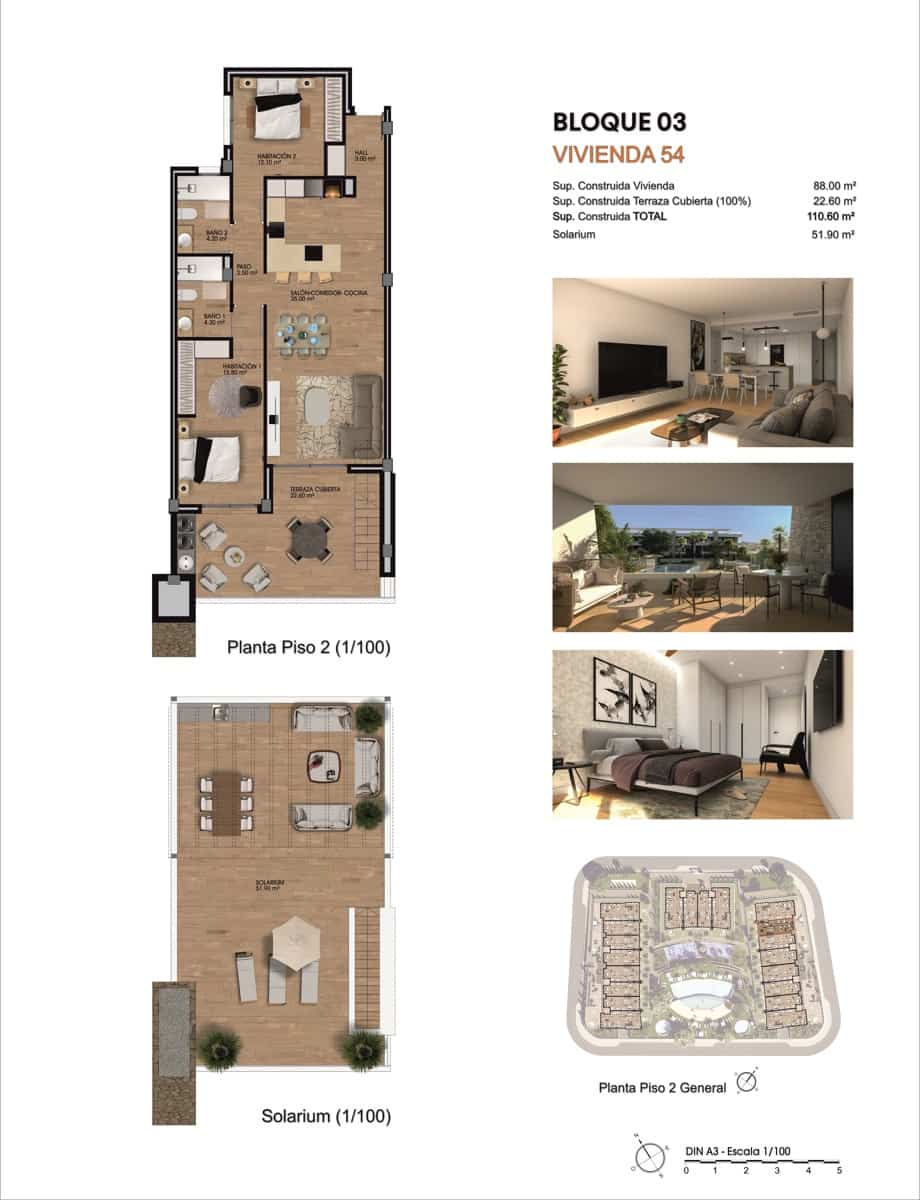 2 sovrum Lägenhet till salu i Monforte del Cid med garage - 375 000 € (Ref: 9737313)