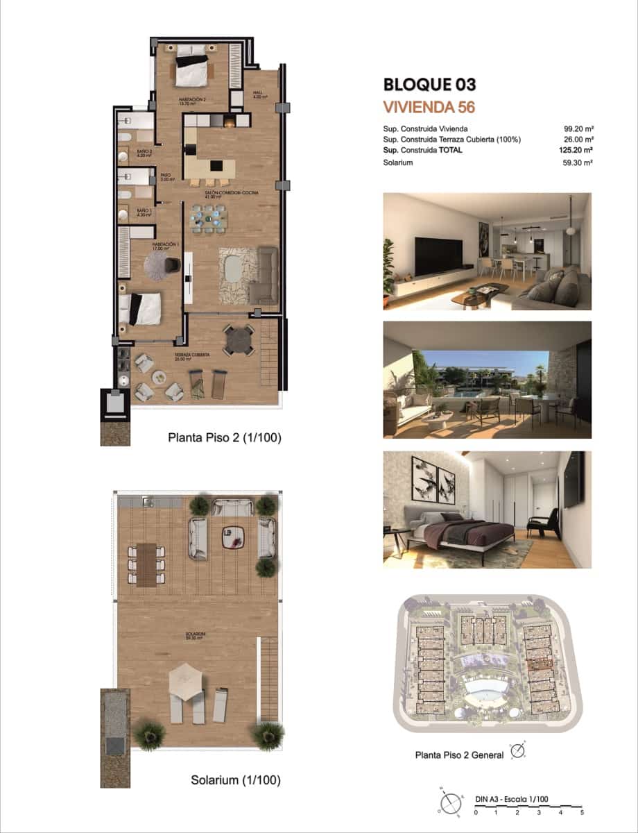 2 chambre Appartement à vendre à Monforte del Cid avec piscine garage - 375 000 € (Ref: 9751109)