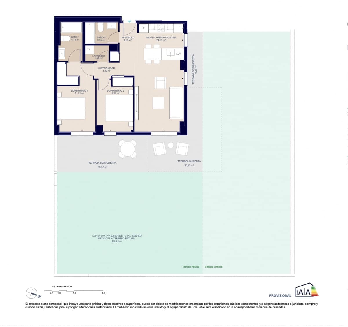 2 quarto Apartamento para venda em La Villajoyosa / Vila Joiosa com piscina garagem - 350 000 € (Ref: 9751392)