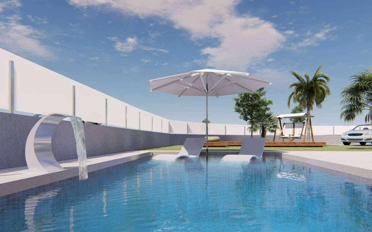 3 sypialnia Willa na sprzedaż w Muchamiel / Mutxamel z basenem garażem - 450 000 € (Ref: 9777266)