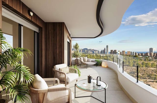 3 makuuhuone Huoneisto myytävänä paikassa Balcón de Finestrat - Terra Marina, Finestrat mukana uima-altaan 
autotalli - 604 000 € (Ref: 9815233)