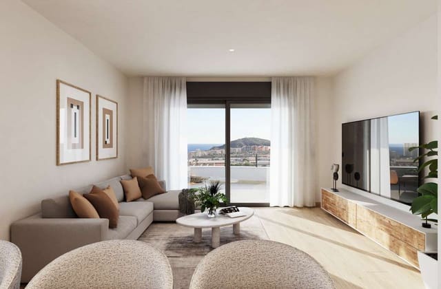 3 makuuhuone Huoneisto myytävänä paikassa Balcón de Finestrat - Terra Marina, Finestrat mukana uima-altaan 
autotalli - 604 000 € (Ref: 9815235)