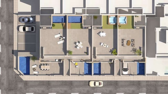 2 soveværelse Bungalow til salg i Los Peñascos - El Salero - Los Imbernones, San Pedro del Pinatar med swimmingpool garage - € 329.900 (Ref: 9914442)