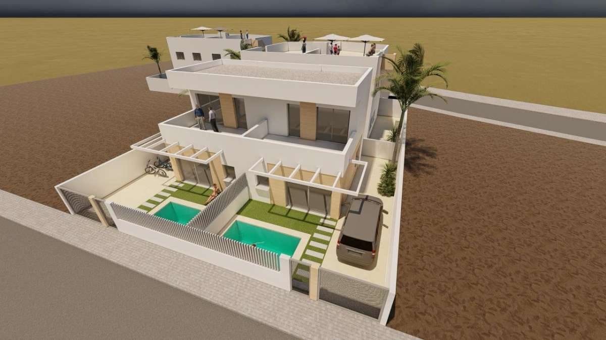 2 slaapkamer Huis te koop in Puerto de Mazarron met zwembad garage - € 249.900 (Ref: 9914549)