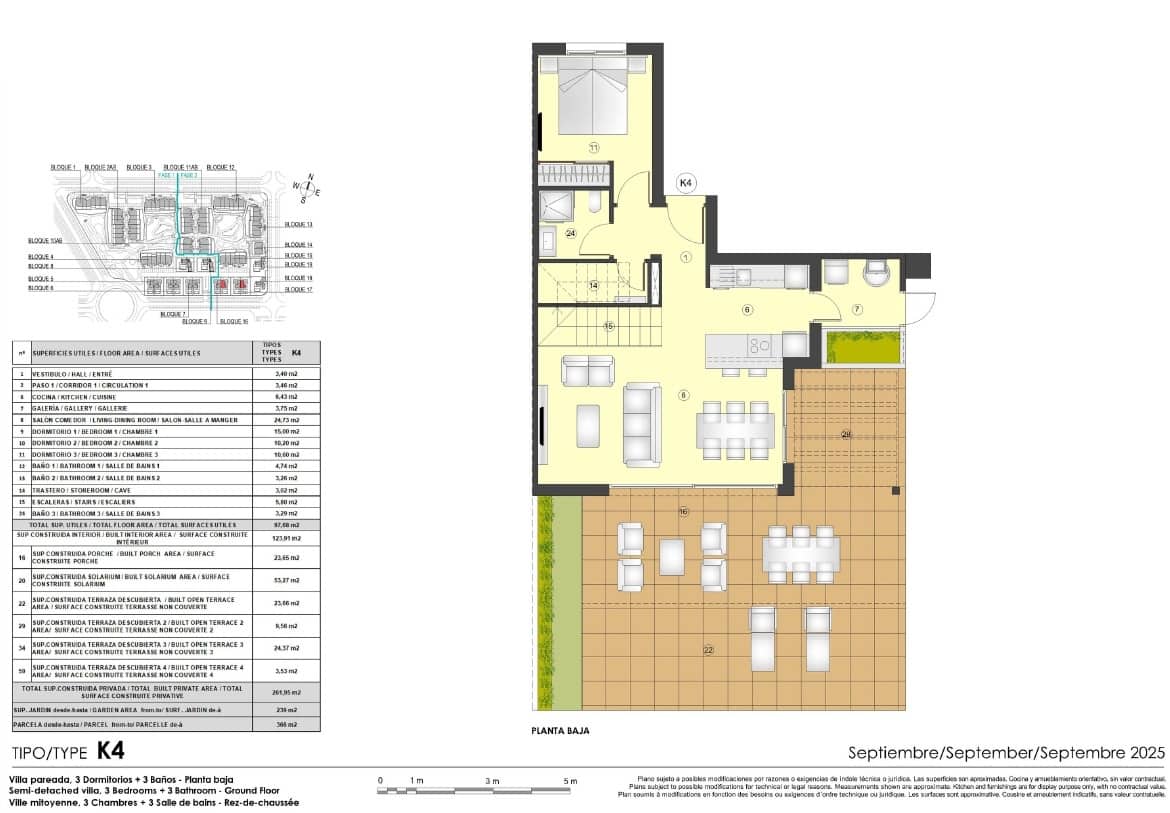 3 sypialnia Willa na sprzedaż w Torrevieja z basenem garażem - 630 000 € (Ref: 9916303)