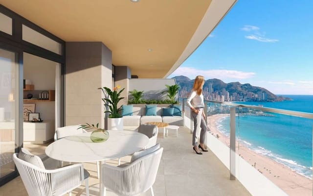2 soveværelse Lejlighed til salg i Playa Poniente, Benidorm med swimmingpool garage - € 843.000 (Ref: 9918819)