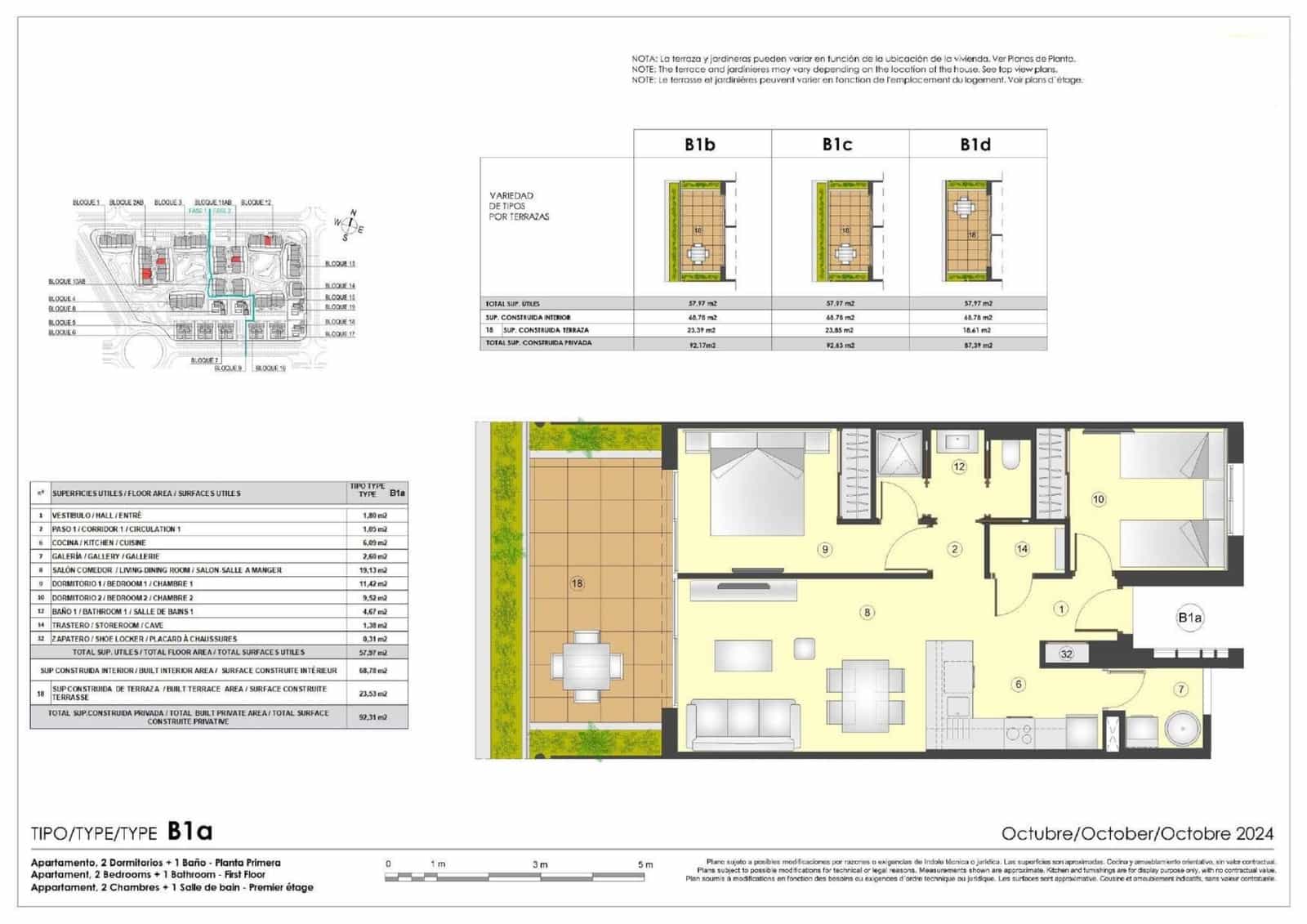 Apartamento de 2 habitaciones en Torrevieja en venta con piscina garaje - 285.000 € (Ref: 9940892)