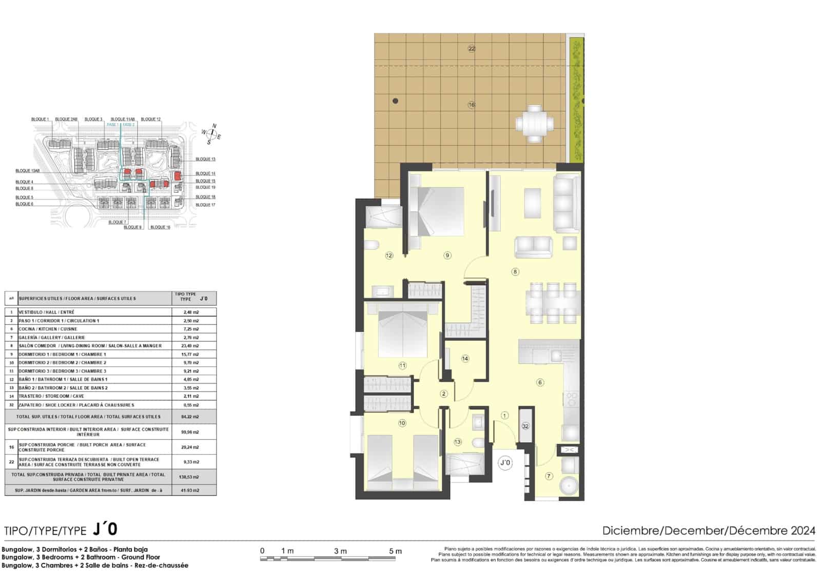 3 sovrum Lägenhet till salu i Torrevieja med pool garage - 398 000 € (Ref: 9940897)
