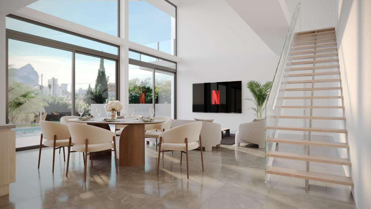 3 Zimmer Apartment zu verkaufen in Calpe / Calp mit Pool Garage - 1.099.000 € (Ref: 9940913)