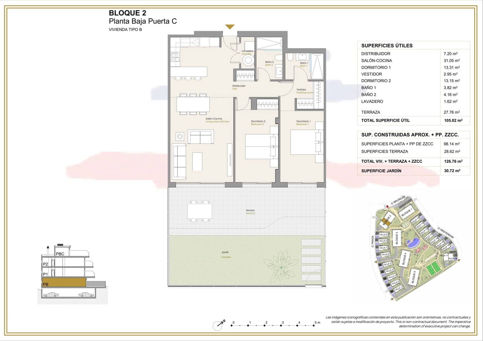 2 slaapkamer Appartement te koop in Finestrat met zwembad garage - € 450.000 (Ref: 9940947)