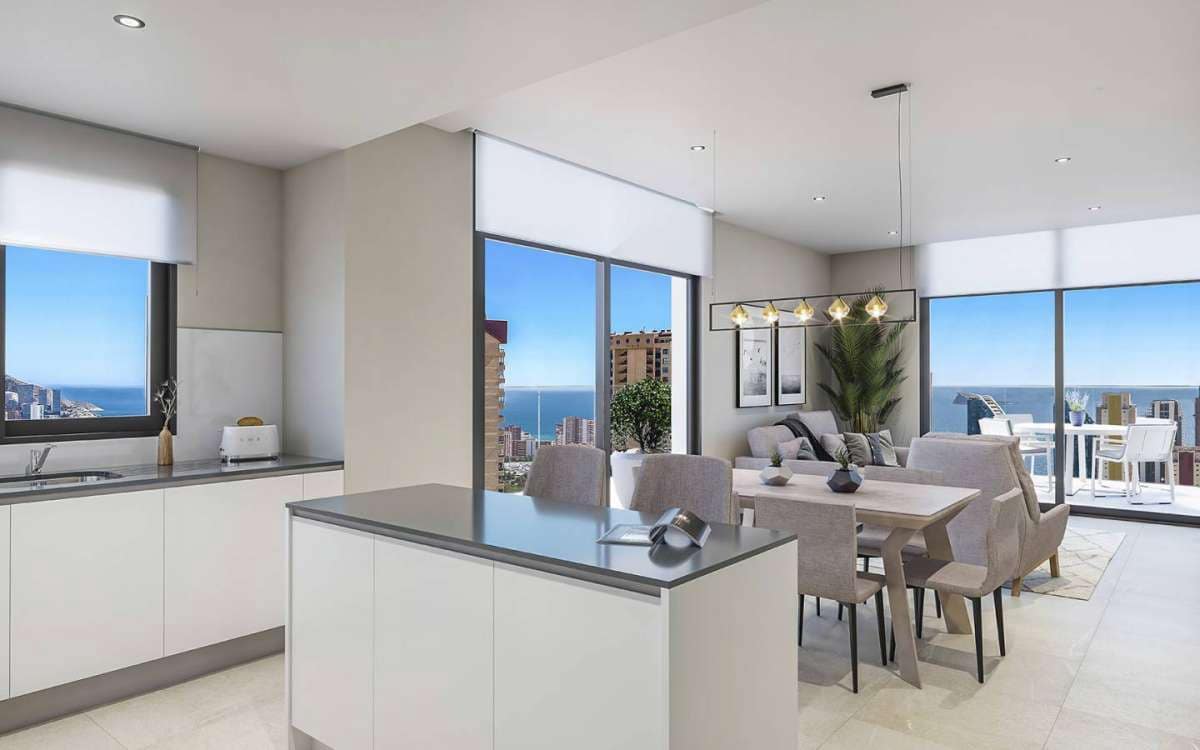 Apartamento de 3 habitaciones en Benidorm en venta con piscina garaje - 575.000 € (Ref: 9942926)