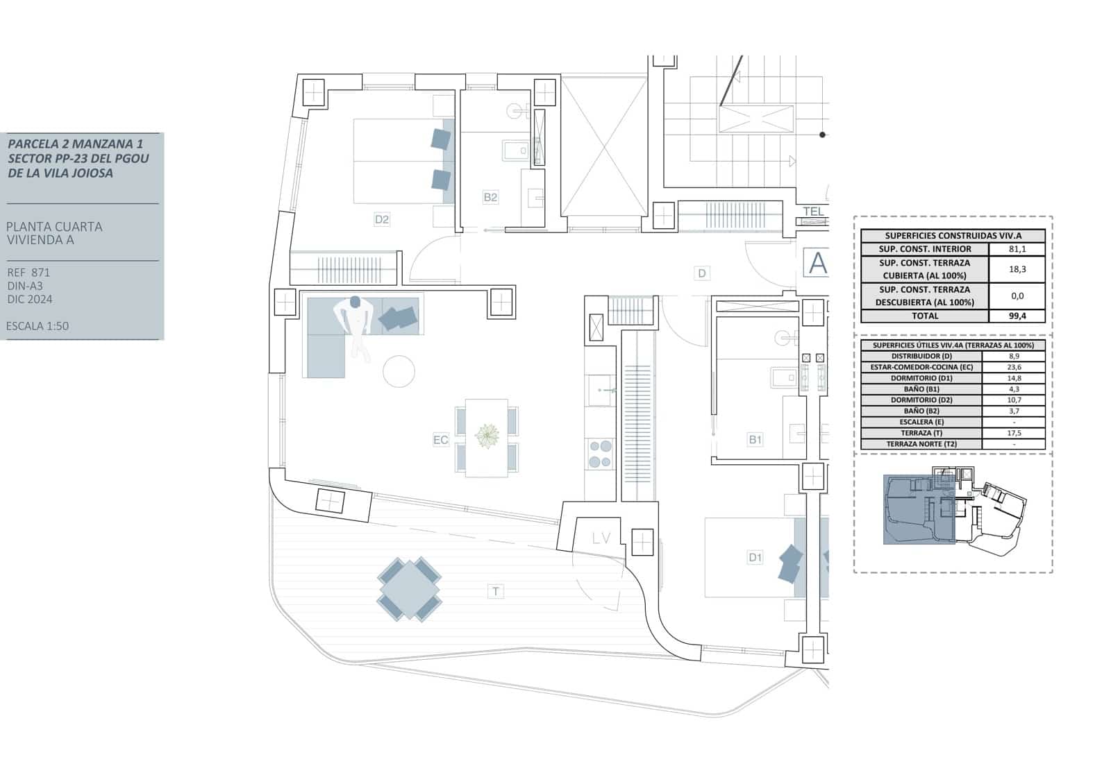 Apartamento de 2 habitaciones en La Villajoyosa / Vila Joiosa en venta con piscina - 495.000 € (Ref: 9942950)
