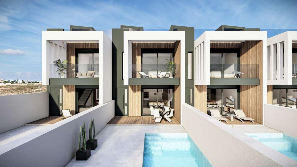 2 quarto Casa em Banda para venda em Pilar de la Horadada com piscina garagem - 385 000 € (Ref: 9943049)
