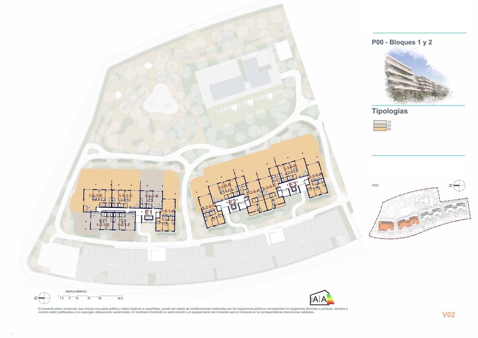 2 soverom Leilighet til salgs i Denia med svømmebasseng garasje - € 304 000 (Ref: 9943063)
