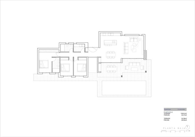 3 makuuhuone Huvila myytävänä paikassa Cometa - Carrió, Calpe / Calp mukana uima-altaan 
autotalli - 1 190 000 € (Ref: 9943069)