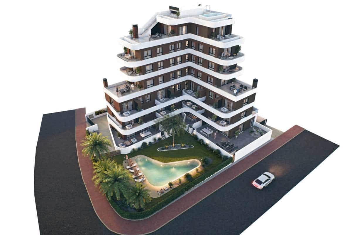 2 sypialnia Apartament na sprzedaż w Guardamar del Segura z basenem garażem - 315 000 € (Ref: 9943090)