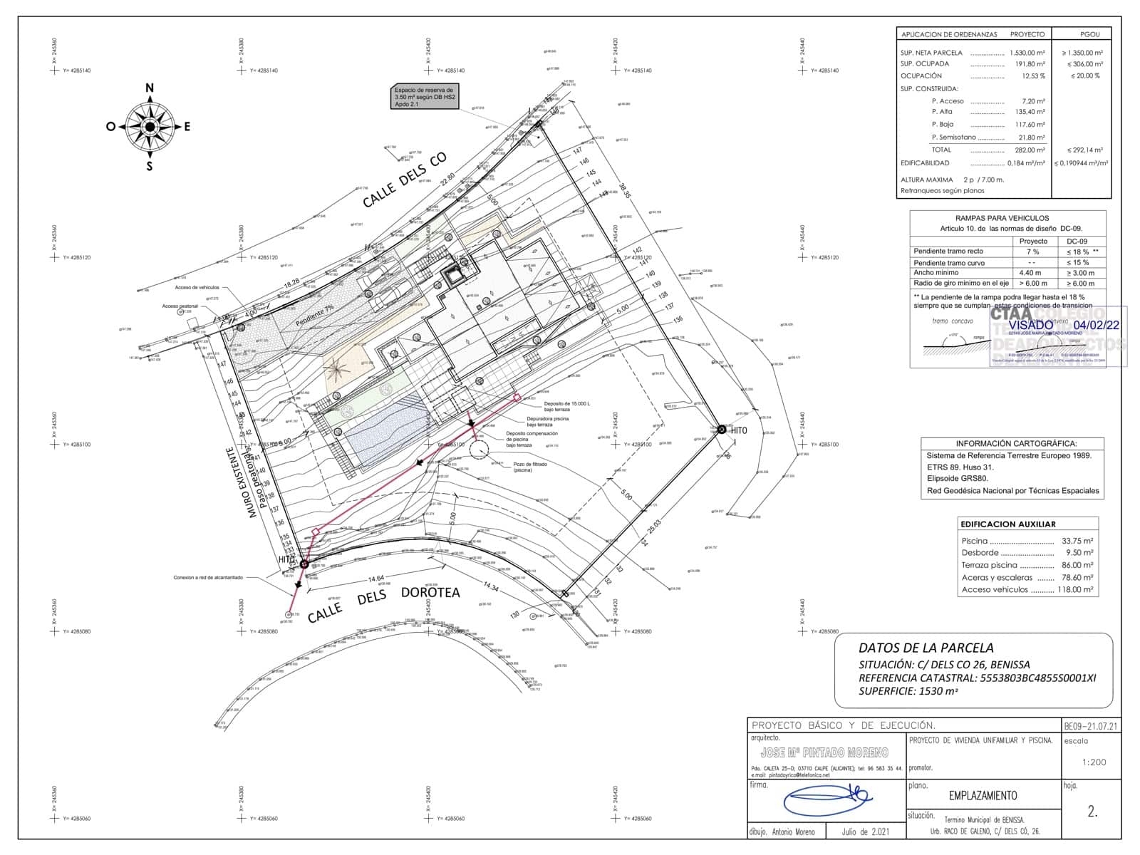 4 soveværelse Villa til salg i Benissa med swimmingpool garage - € 2.450.000 (Ref: 9943097)