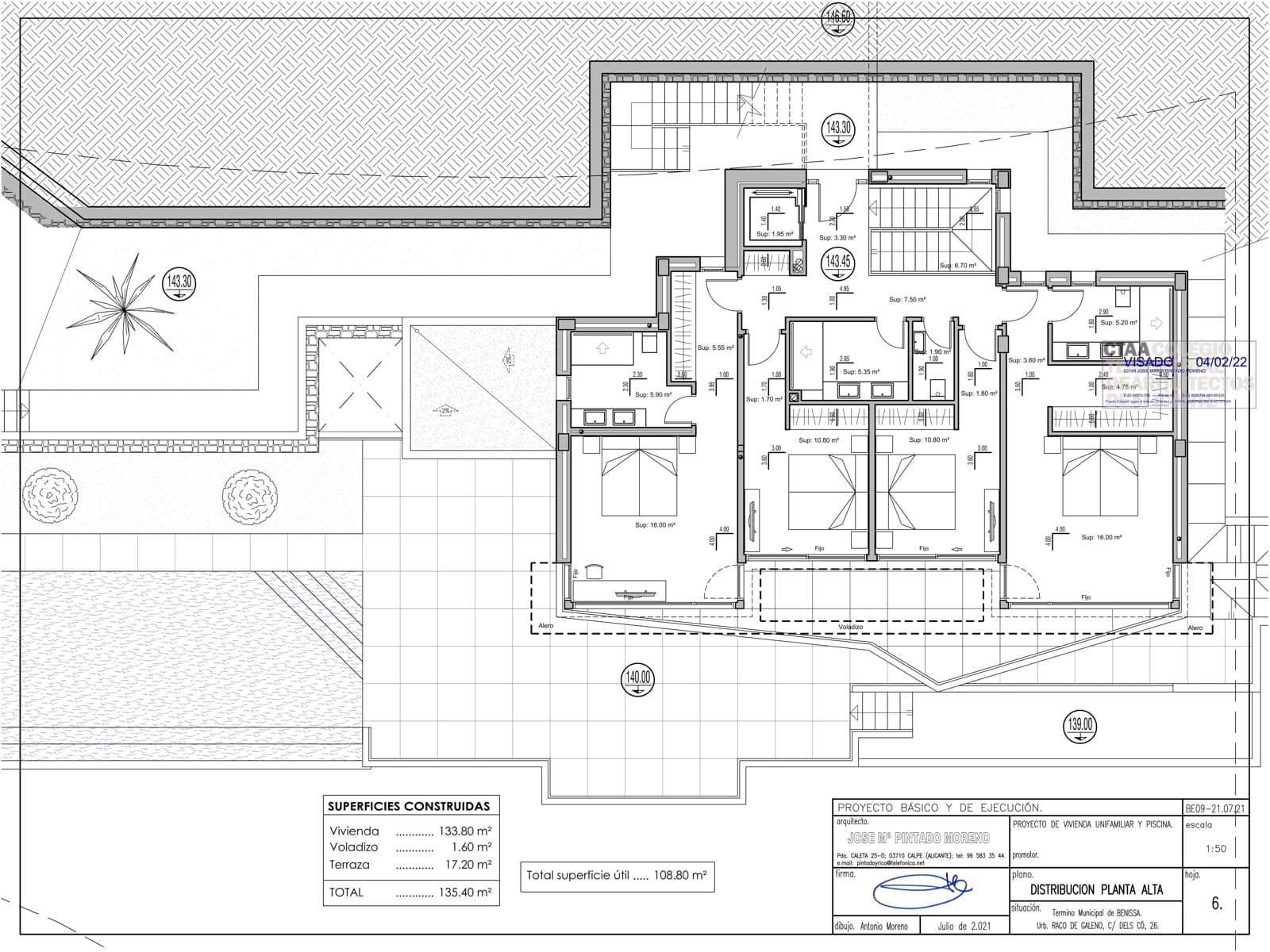 4 soveværelse Villa til salg i Benissa med swimmingpool garage - € 2.450.000 (Ref: 9943097)