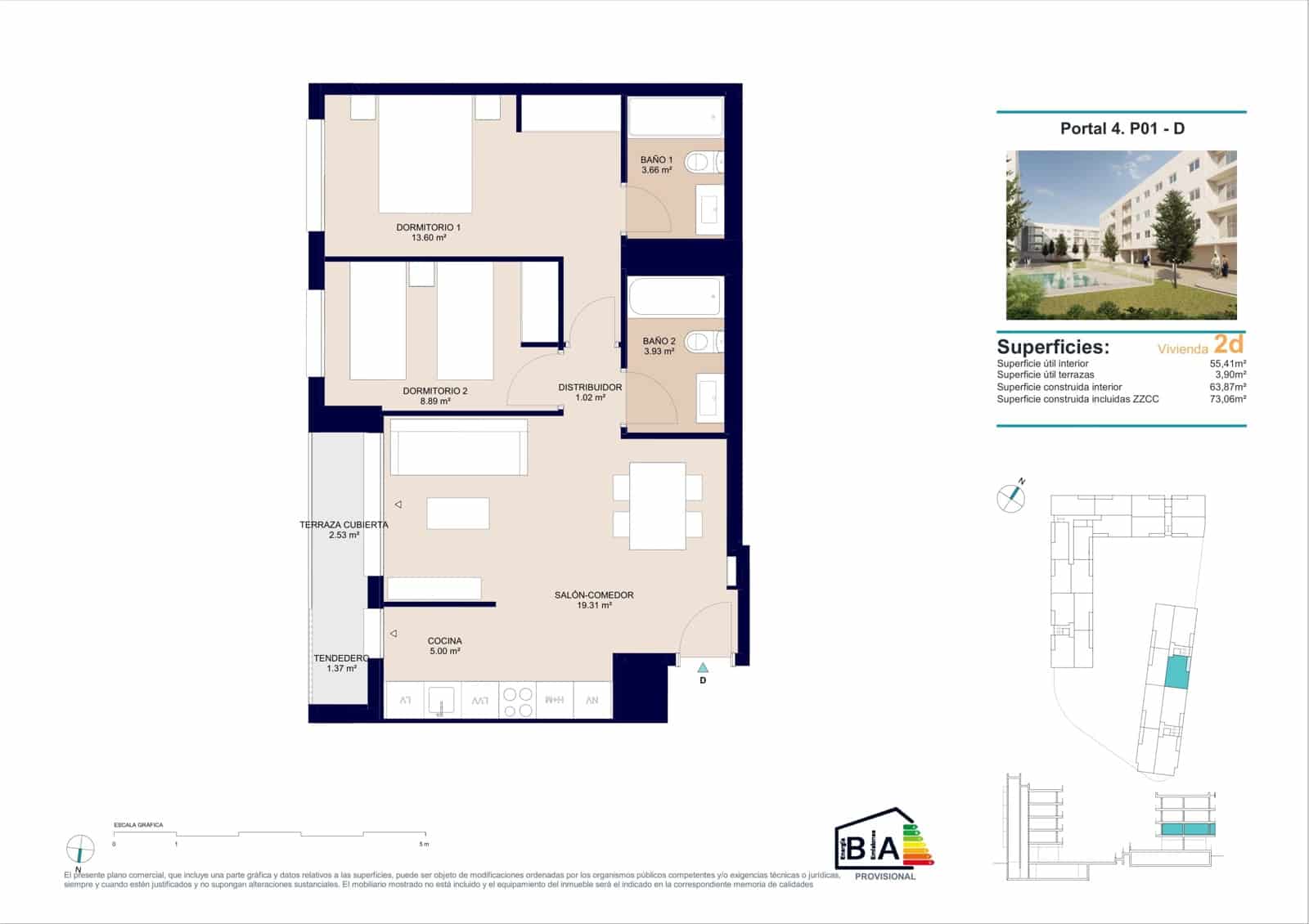 2 chambre Appartement à vendre à Alicante ville avec piscine garage - 289 000 € (Ref: 9943103)