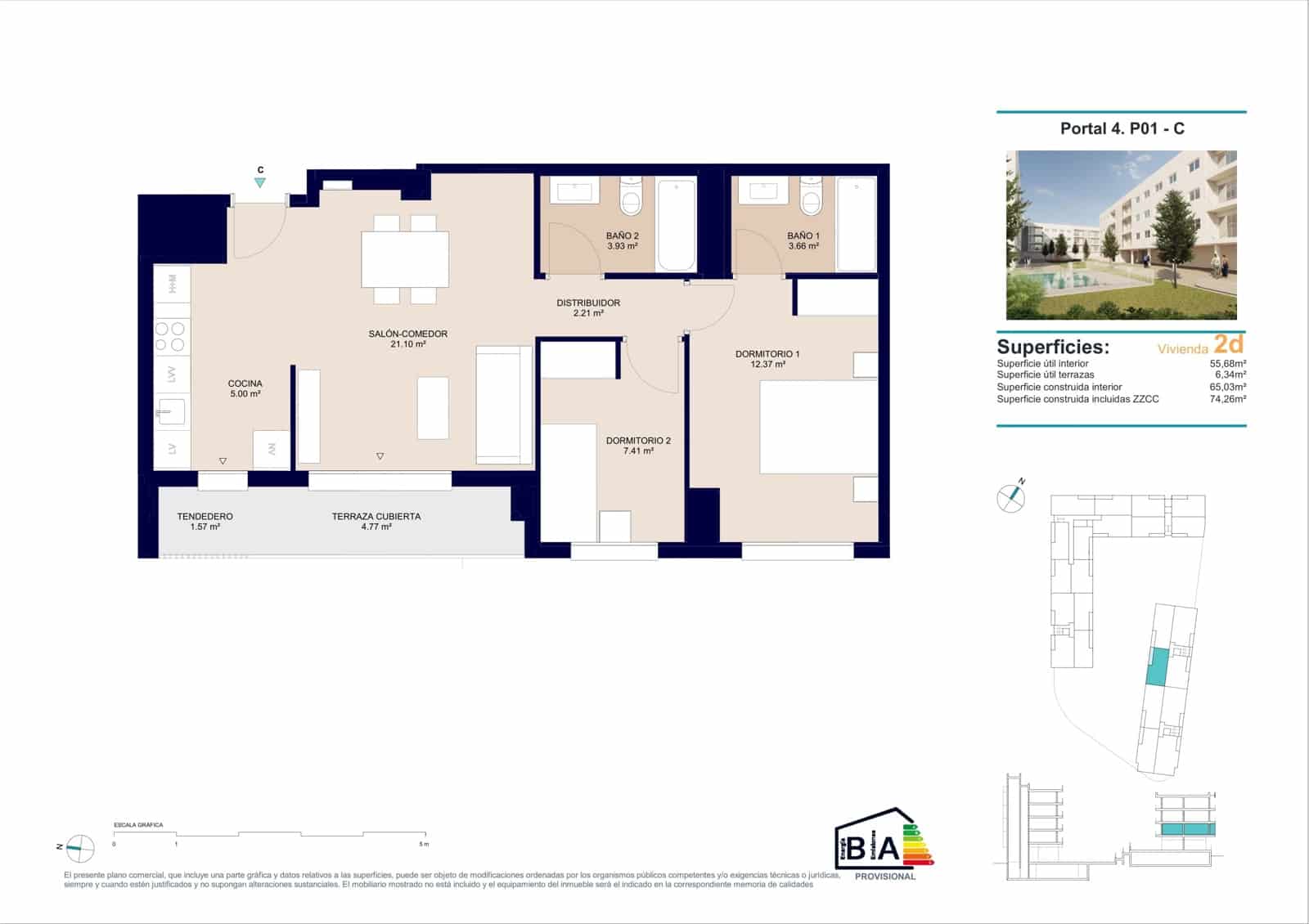 2 chambre Appartement à vendre à Alicante ville avec piscine garage - 289 000 € (Ref: 9943103)