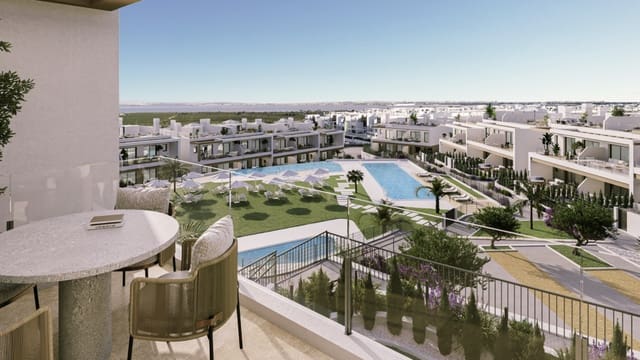 2 chambre Appartement à vendre à El Chaparral - La Siesta - La Torreta, Torrevieja avec piscine garage - 323 000 € (Ref: 9958442)