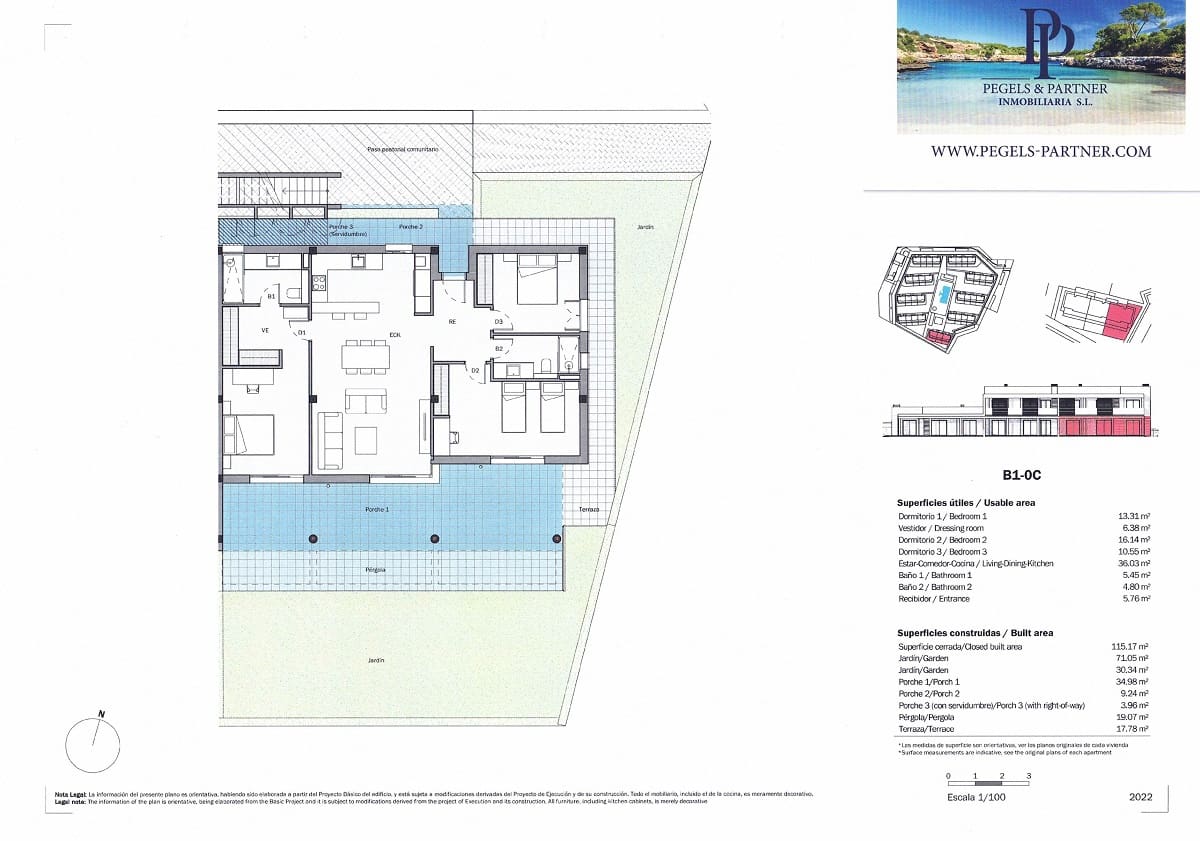 2 slaapkamer Appartement te koop in Sa Rapita / La Rapita met zwembad garage - € 490.000 (Ref: 7058351)