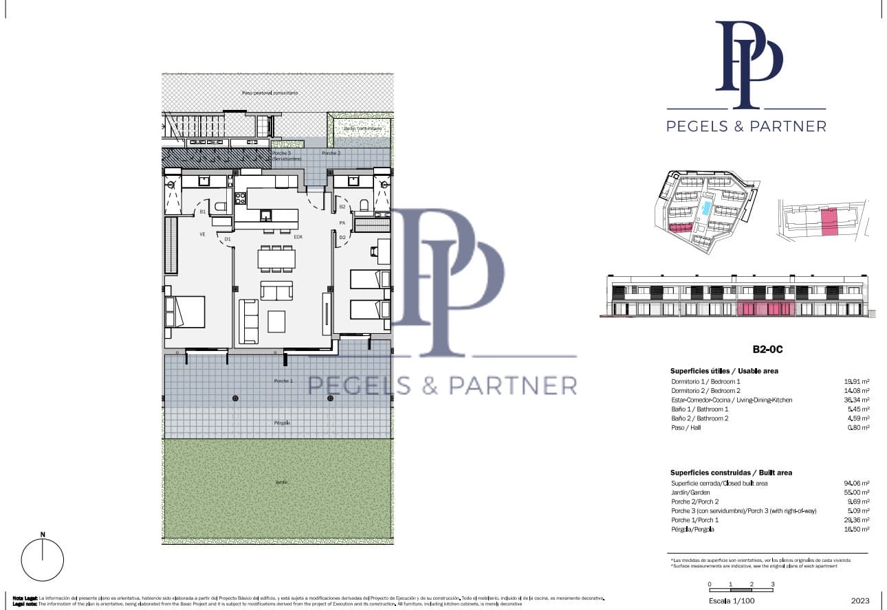 2 soverom Leilighet til salgs i Sa Rapita / La Rapita med svømmebasseng - € 748 000 (Ref: 9479330)