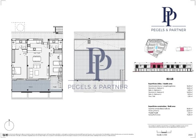 2 slaapkamer Flat te koop in Sa Rapita / La Rapita, Campos met zwembad - € 748.000 (Ref: 9479331)
