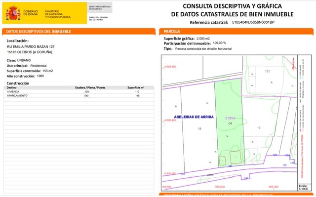 Undeveloped Land for sale in A Coruña city - € 240,000 (Ref: 7101936)