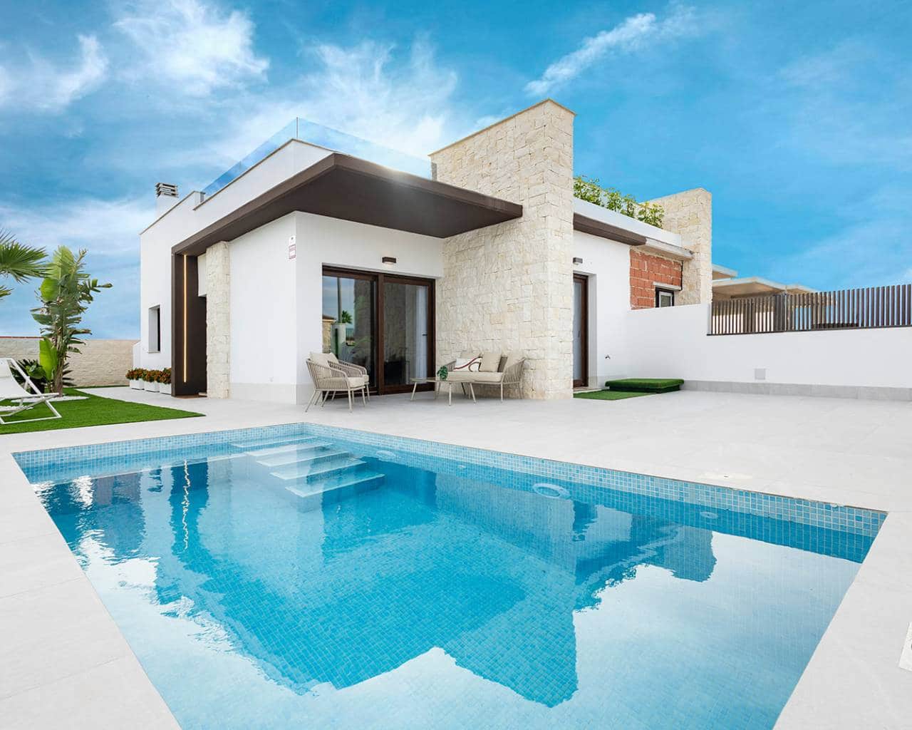 2 slaapkamer Villa te koop in Orihuela met zwembad garage - € 351.000 (Ref: 10081182)
