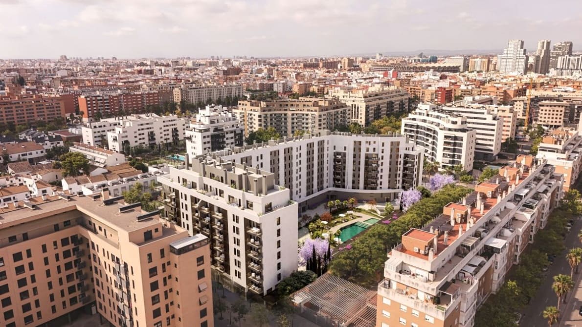 2 sovrum Lägenhet till salu i Valencia stad med pool garage - 308 600 € (Ref: 10132280)