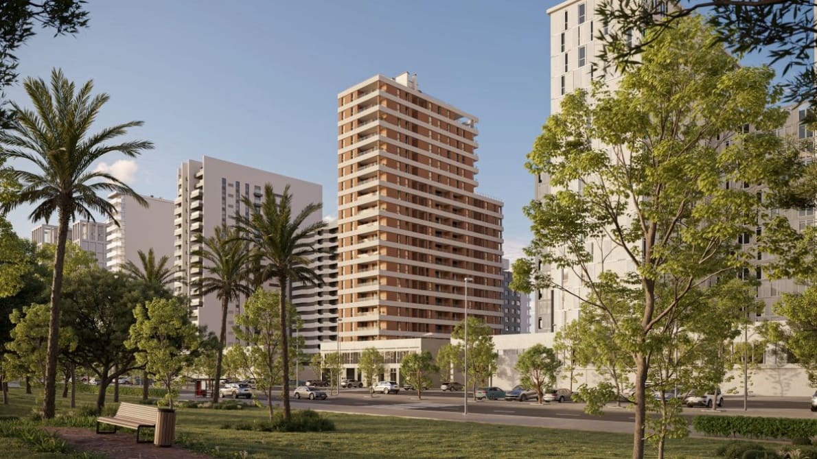 2 sovrum Lägenhet till salu i Valencia stad med pool garage - 308 600 € (Ref: 10132280)