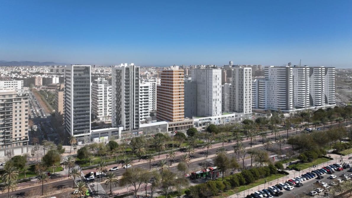 2 sovrum Lägenhet till salu i Valencia stad med pool garage - 308 600 € (Ref: 10132280)