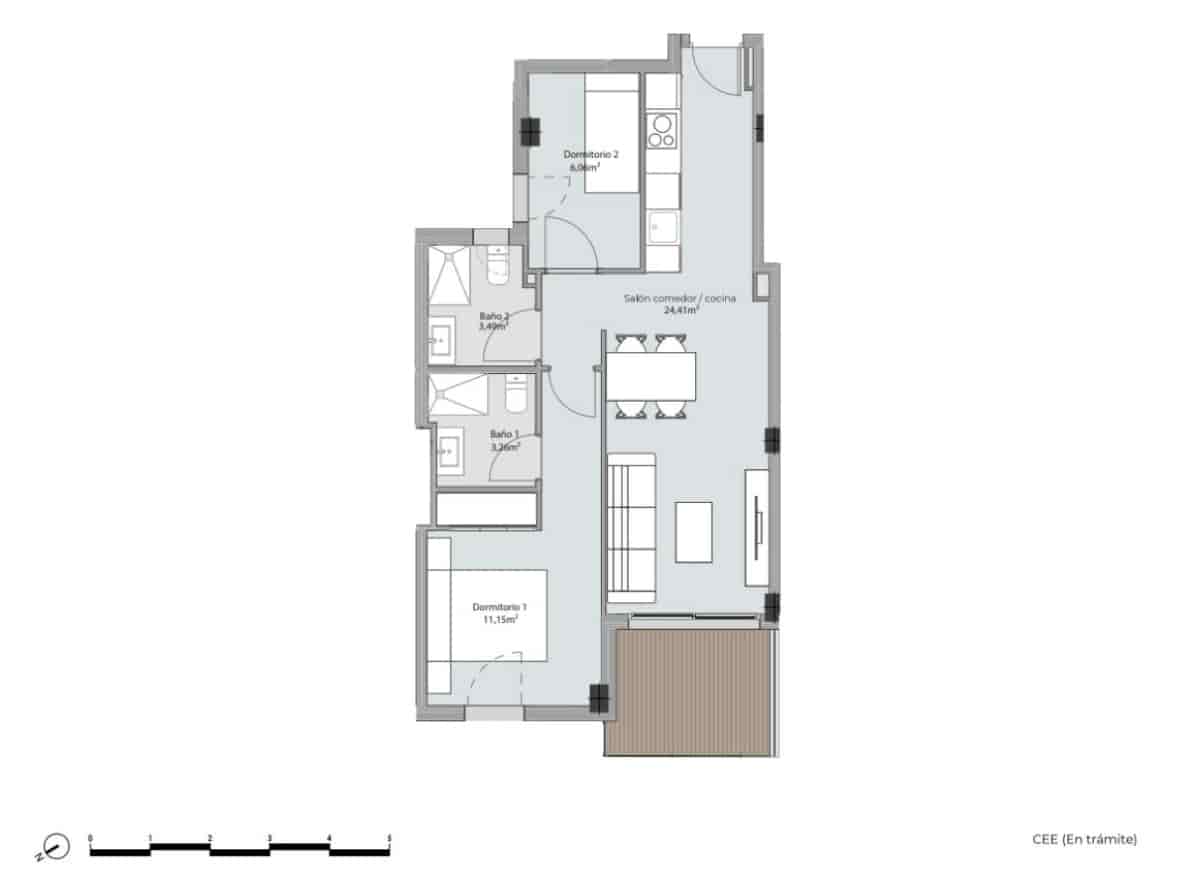 2 sovrum Lägenhet till salu i Alboraya / Alboraia med pool garage - 337 000 € (Ref: 10132290)