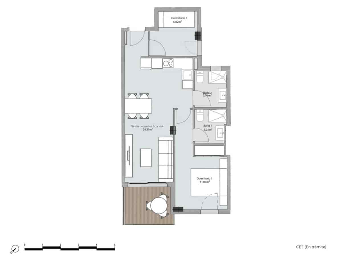 2 sovrum Lägenhet till salu i Alboraya / Alboraia med pool garage - 337 000 € (Ref: 10132290)