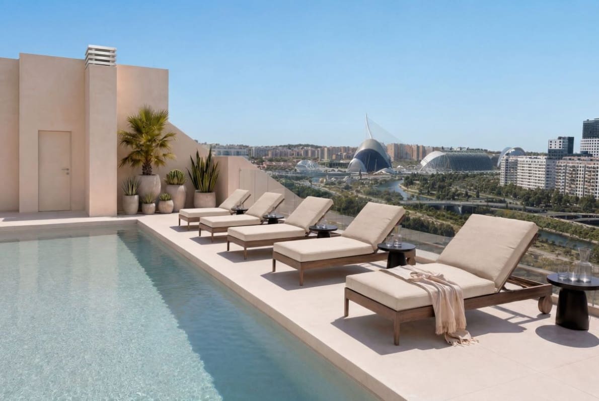 3 soveværelse Lejlighed til salg i Valencia by med swimmingpool garage - € 440.000 (Ref: 10135777)