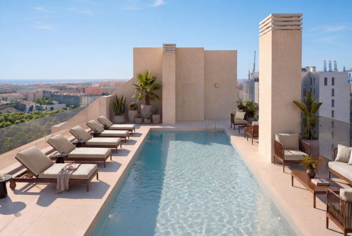 3 soveværelse Lejlighed til salg i Valencia by med swimmingpool garage - € 440.000 (Ref: 10135777)