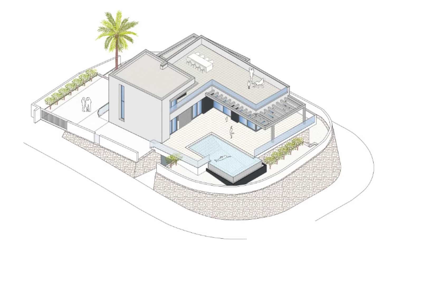 3 chambre Villa/Maison à vendre à Moraira avec piscine - 2 250 000 € (Ref: 10045631)