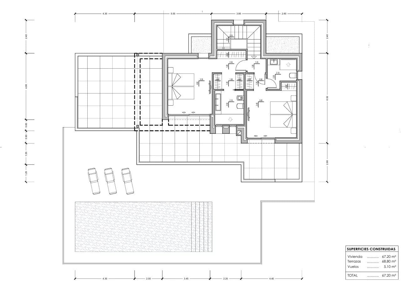 3 chambre Villa/Maison à vendre à Calpe / Calp avec piscine - 1 135 000 € (Ref: 10045651)