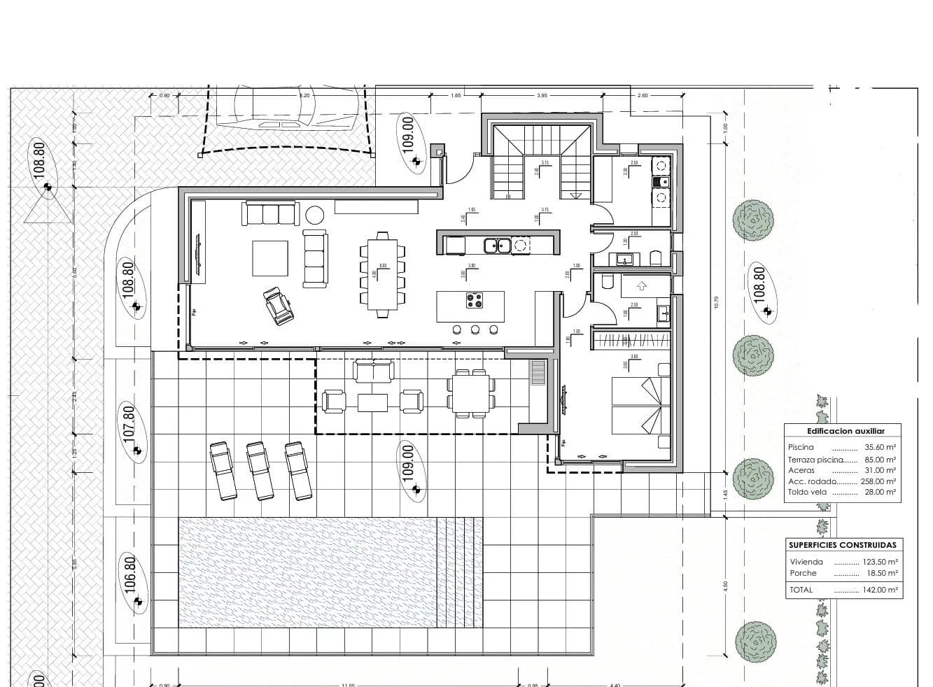 3 chambre Villa/Maison à vendre à Calpe / Calp avec piscine - 1 135 000 € (Ref: 10045651)
