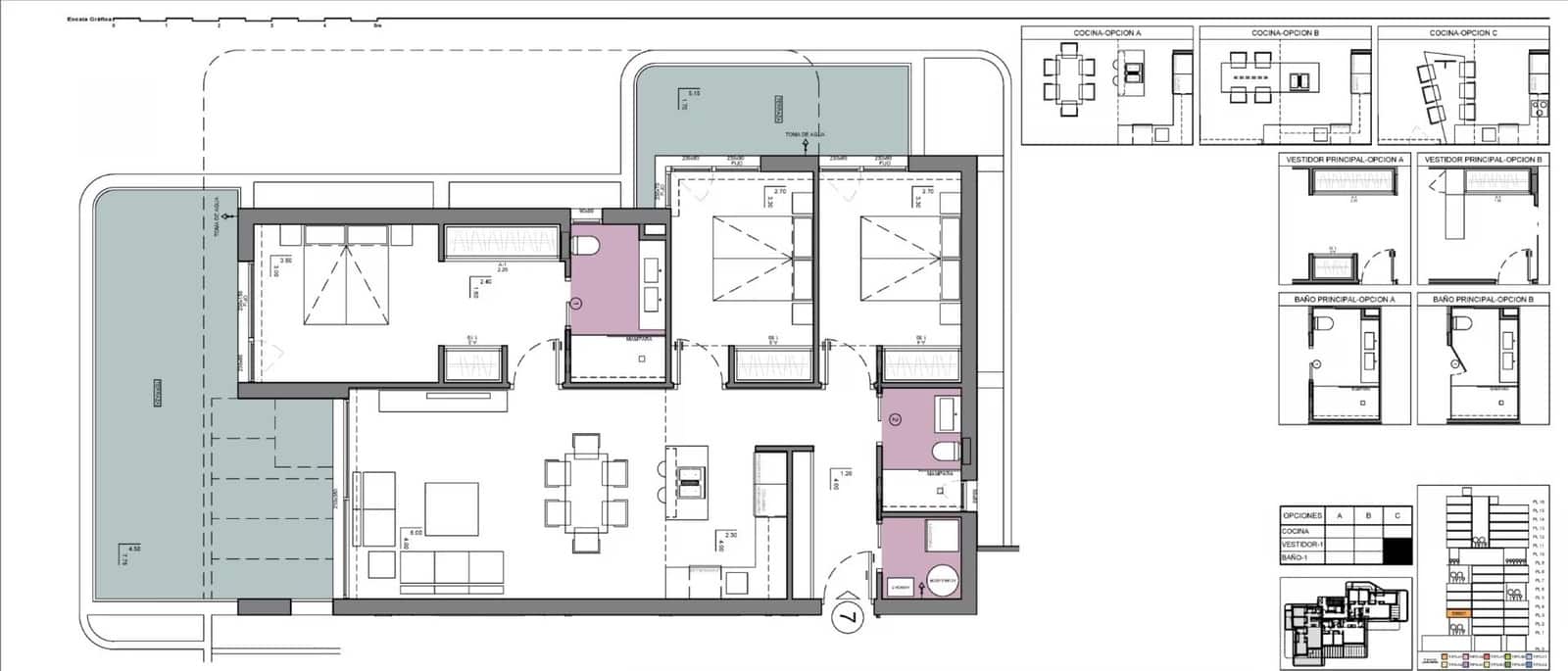 3 Zimmer Apartment zu verkaufen in Calpe / Calp mit Pool - 760.000 € (Ref: 10045661)