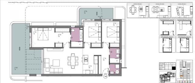 3 sypialnia Apartament na sprzedaż w Pueblo, Calpe / Calp z basenem garażem - 760 000 € (Ref: 10045661)