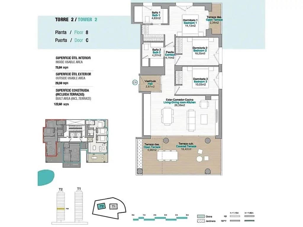 3 chambre Appartement à vendre à Calpe / Calp avec piscine - 890 000 € (Ref: 7063386)