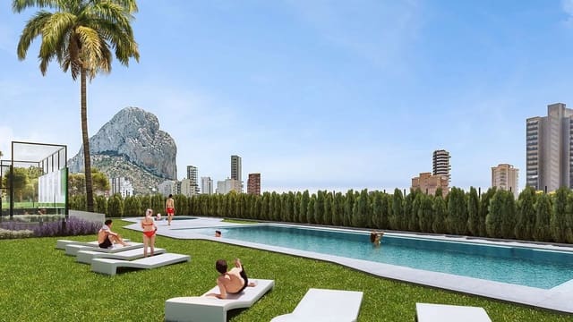 3 quarto Apartamento para venda em Pueblo, Calpe / Calp com piscina - 580 000 € (Ref: 7229690)