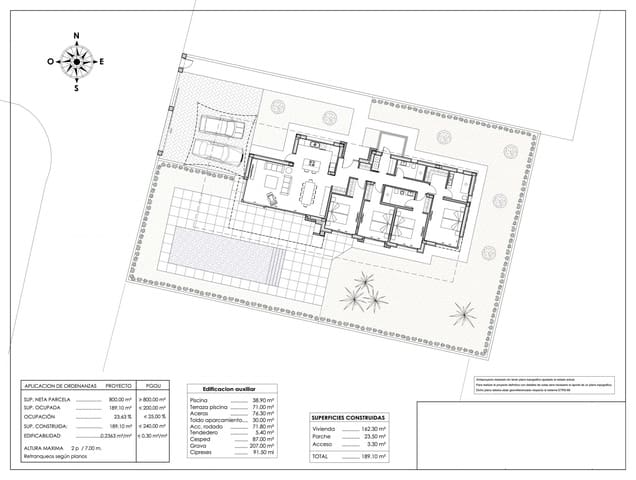 3 sypialnia Willa na sprzedaż w Gargasindi, Calpe / Calp z basenem - 1 190 000 € (Ref: 7284924)