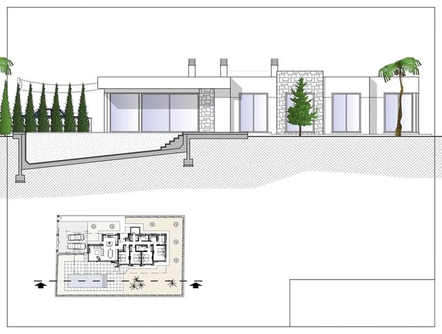 3 sypialnia Willa na sprzedaż w Gargasindi, Calpe / Calp z basenem - 1 190 000 € (Ref: 7284924)