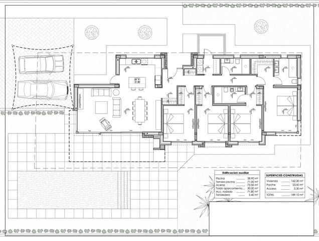 3 sypialnia Willa na sprzedaż w Gargasindi, Calpe / Calp z basenem - 1 190 000 € (Ref: 7284924)