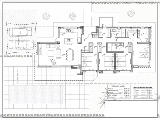 3 chambre Villa/Maison à vendre à Pueblo, Calpe / Calp avec piscine - 1 190 000 € (Ref: 7284924)