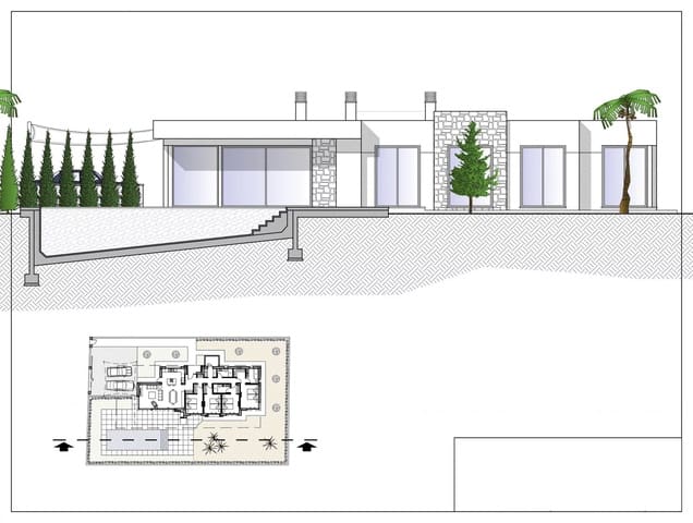 3 chambre Villa/Maison à vendre à Pueblo, Calpe / Calp avec piscine - 1 190 000 € (Ref: 7284924)