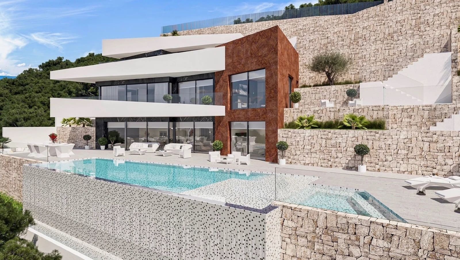 4 soverom Villa til salgs i Benissa med svømmebasseng - € 2 200 000 (Ref: 7647065)